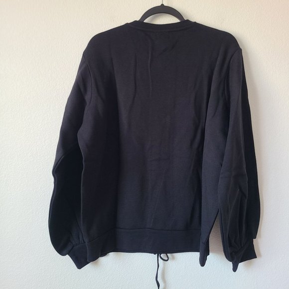 A Nightmare On Elm Street Halloween Lace Up Crewneck Sweater Plus Size 1X - Picture 2 of 6